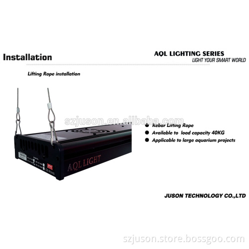 New design dimmable environmental protection led aquarium light for salt water coral fish tank